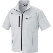 ニュームービンカット 春夏半袖ブルゾン シルバーグレー 4L AZ3332-003-4L
