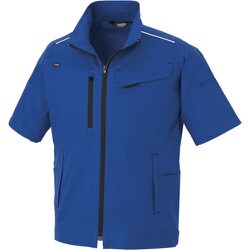 ニュームービンカット 春夏半袖ブルゾン ブルー L AZ3332-006-L