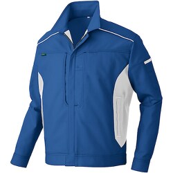長袖ブルゾン エコTCストレッチ（プラントペット 男女兼用） ブルー 5L AZ3501-006-5L