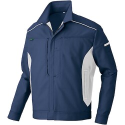 長袖ブルゾン エコTCストレッチ（プラントペット 男女兼用） ネイビー M AZ3501-008-M