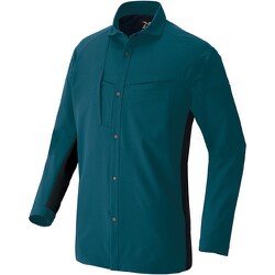 長袖シャツ（男女兼用） TULTEX WORK AZ4235 グリーンXブラック 6L AZ4235-005-6L