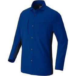 長袖シャツ(男女兼用) TULTEX WORK AZ4235 ブルーXブラック 5L AZ4235-006-5L