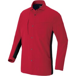 長袖シャツ（男女兼用） TULTEX WORK AZ4235 レッドXブラック 4L AZ4235-009-4L