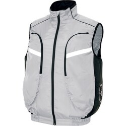 物流作業対応型空調服ベスト(空調服TM) シルバー LL AZ50195-003-LL