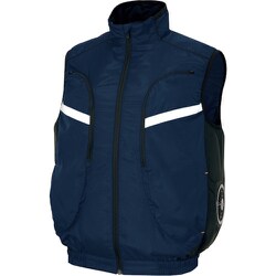 物流作業対応型空調服ベスト（空調服TM） ネイビー LL AZ50195-008-LL