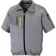 空調服用半袖ジャケット（空調服TM） 杢グレー LL AZ50198-104-LL
