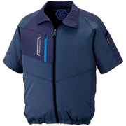 空調服用半袖ジャケット(空調服TM) 杢ネイビー L AZ50198-108-L