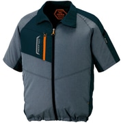 空調服用半袖ジャケット(空調服TM) 杢チャコール 3L AZ50198-114-3L