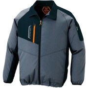 空調服用長袖ジャケット(空調服TM) 杢チャコール 3L AZ50199-114-3L