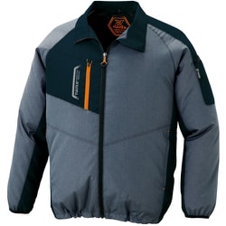 空調服用長袖ジャケット(空調服TM) 杢チャコール 5L AZ50199-114-5L