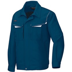 長袖ブルゾンA（男女兼用）AZ6550 フォレストネイビー×シルバーグレー 4L AZ6550-088-4L