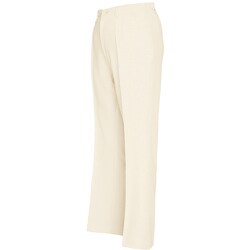 ズボン レディースシャーリングパンツ(1タック)AZ6553 ベージュ LL AZ6553-002-LL