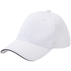 スポーツメッシュキャップ(5800) ホワイト AZ66325-001-F