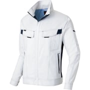 ニュームービンカット 春夏長袖ブルゾン シルバーグレー×ネイビー M AZ6830-003-M