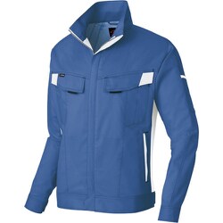 ニュームービンカット 春夏長袖ブルゾン ロイヤルブルー×シルバーグレー 4L AZ6830-006-4L