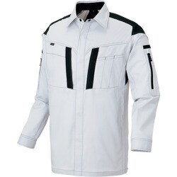 ニュームービンカット フルハーネス仕様長袖シャツ シルバーグレー M AZ6836-003-M