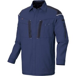 ニュームービンカット フルハーネス仕様長袖シャツ ネイビー M AZ6836-008-M