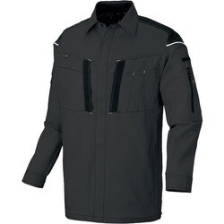 ニュームービンカット フルハーネス仕様長袖シャツ チャコールグレー 4L AZ6836-014-4L