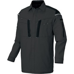 ニュームービンカット フルハーネス仕様長袖シャツ チャコールグレー LL AZ6836-014-LL