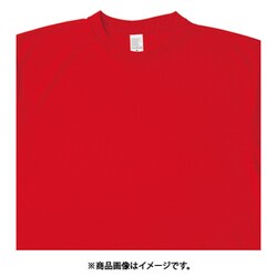 ドライ半袖Tシャツ（ポケット無し）（男女兼用） AZ8090 レッド 3L AZ8090-009-3L
