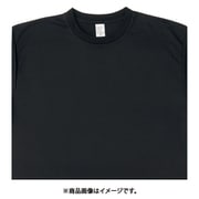 ドライ半袖Tシャツ(ポケット無し)(男女兼用) AZ8090 ブラック LL AZ8090-010-LL
