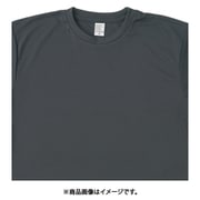 ドライ半袖Tシャツ(ポケット無し)(男女兼用) AZ8090 ダークグレー L AZ8090-014-L