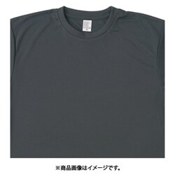 ドライ半袖Tシャツ（ポケット無し）（男女兼用） AZ8090 ダークグレー SS AZ8090-014-SS