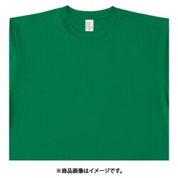ドライ半袖Tシャツ(ポケット無し)(男女兼用) AZ8090 グリーン LL AZ8090-015-LL