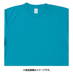 ドライ半袖Tシャツ(ポケット無し)(男女兼用) AZ8090 ターコイズ 5L AZ8090-026-5L