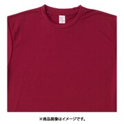 ドライ半袖Tシャツ(ポケット無し)(男女兼用) AZ8090 バーガンディ 3L AZ8090-039-3L