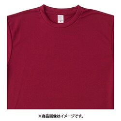 ドライ半袖Tシャツ(ポケット無し)(男女兼用) AZ8090 バーガンディ 4L AZ8090-039-4L