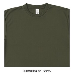 ドライ半袖Tシャツ(ポケット無し)(男女兼用) AZ8090 アーミーグリーン LL AZ8090-045-LL
