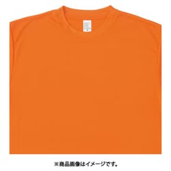 ドライ半袖Tシャツ（ポケット無し）（男女兼用） AZ8090 オレンジ M AZ8090-063-M