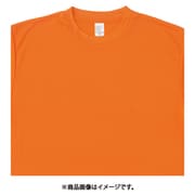 ドライ半袖Tシャツ(ポケット無し)(男女兼用) AZ8090 オレンジ S AZ8090-063-S