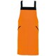 胸当てエプロン AZ8654 オレンジ F AZ8654-063-F