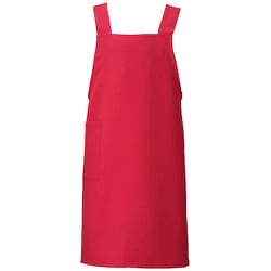 胸当てエプロン レッド HS2506-009-F