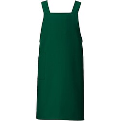 胸当てエプロン ダークグリーン HS2506-015-F