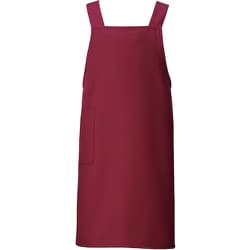 胸当てエプロン ボルドー HS2506-109-F