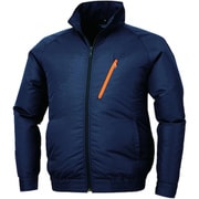 空調服ポリエステル100ブルゾン ネイビー KU90510-K3-3L