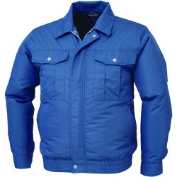空調服ポリエステル100ブルゾン ダークブルー KU90540-K14-S