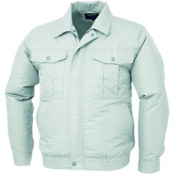 空調服ポリエステル100ブルゾン シルバー KU90540-K6-S