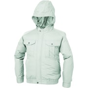 空調服ポリエステル100ブルゾン シルバー KU90810-K6-3L