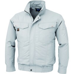 空調服綿100ブルゾン シルバー KU91400-K6-3L