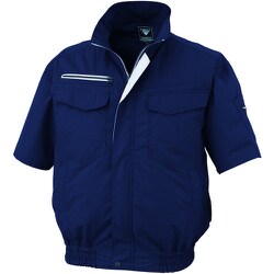 空調服半袖ブルゾン ディープネイビー XE98032-19-3L