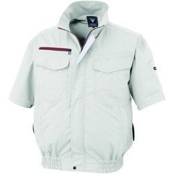 空調服半袖ブルゾン シルバーグレー XE98032-22-L