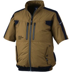 空調服半袖ブルゾン キャメル XE98033-81-4L