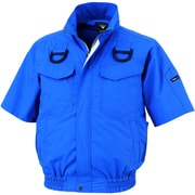 空調服半袖ブルゾン(ハーネス対応) ロイヤルブルー XE98107-46-LL