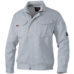 長袖ブルゾン アジトスタンダード シルバーグレー M AZ11401-003-M