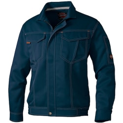 長袖ブルゾン アジトスタンダード ネイビー 3L AZ11401-008-3L