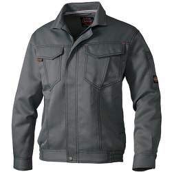 長袖ブルゾン アジトスタンダード チャコール 5L AZ11401-014-5L